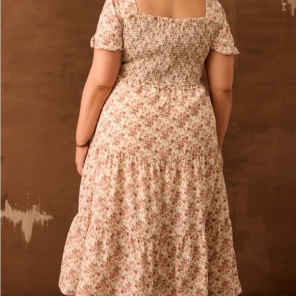 ARULA Cream Floral Maxi Dress (NWT) - Picture 2 of 8